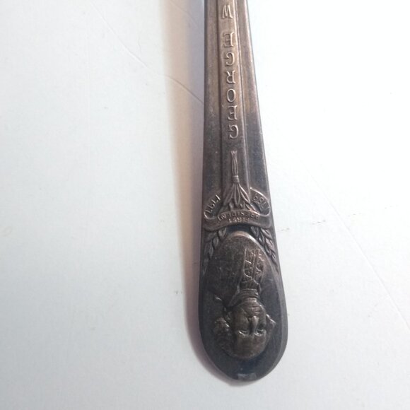 Vintage Souvenir Spoon - featuring Washington's Mt. Vernon Mansion - Picture 5 of 16